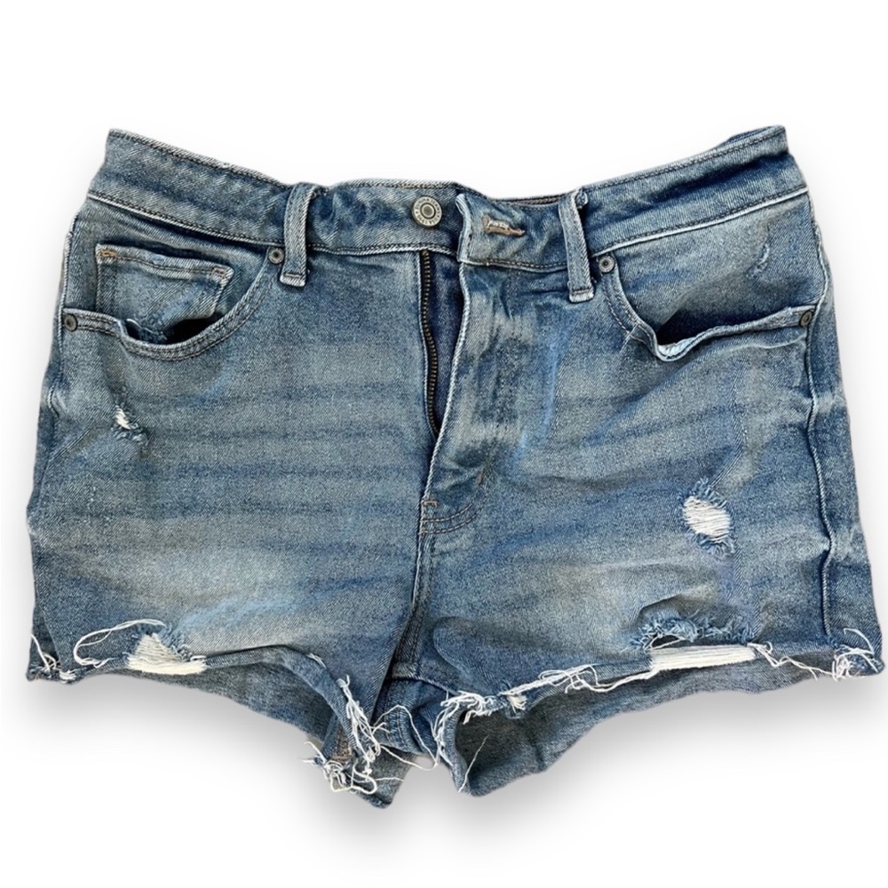 eunina cut off jean shorts, Eve High Rise Cut Off Shortie, Medium